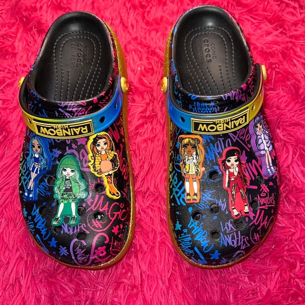Rainbow High Doll Crocs